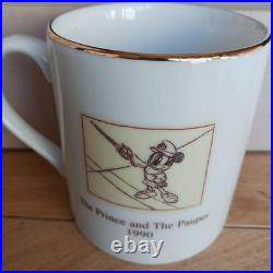 Disney Mickey Mouse 21st Anniversary Commemorative Mug Set of 5 Limited Edition