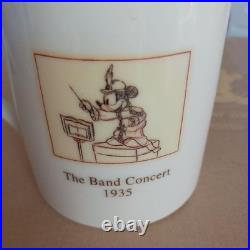 Disney Mickey Mouse 21st Anniversary Commemorative Mug Set of 5 Limited Edition