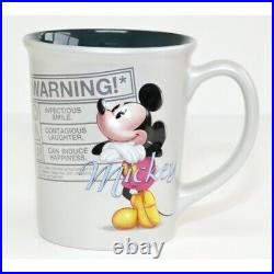 Disney Mickey Mouse 3D Warning coffee mug, Rare N2001