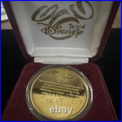 Disney Mickey Mouse 60th Anniversary Medal 1928-1988 Art of Disney with Box