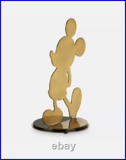 Disney Mickey Mouse 90 Years Of Magic Gold Metal Limited Edition Sculpture