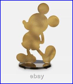 Disney Mickey Mouse 90 Years Of Magic Gold Metal Limited Edition Sculpture
