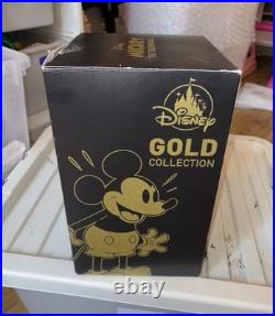 Disney Mickey Mouse 90 Years Of Magic Gold Metal Limited Edition Sculpture