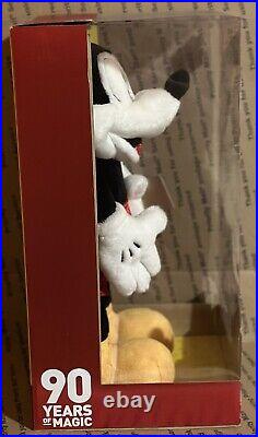 Disney Mickey Mouse 90th Anniversary SPECIAL EDITION Poseable Plush NIB