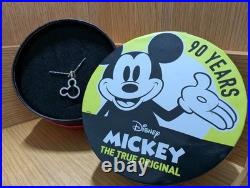 Disney Mickey Mouse 90th Anniversary Silver Pendant by Poh Heng New