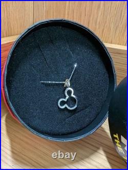 Disney Mickey Mouse 90th Anniversary Silver Pendant by Poh Heng New