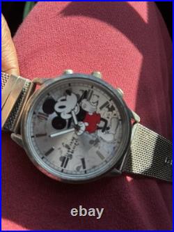 Disney Mickey Mouse 90th Anniversary Watch New Battery Fully Working No Box