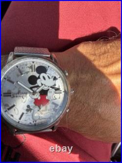 Disney Mickey Mouse 90th Anniversary Watch New Battery Fully Working No Box
