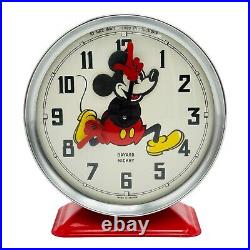 Disney Mickey Mouse Alarm Clock Animated By Reveils Bayard France 1964 WORKS