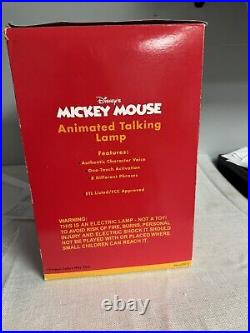 Disney Mickey Mouse Animated Talking Table Lamp