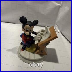 Disney Mickey Mouse Artist Drawing Desk Figurine Collectible