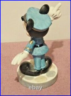 Disney Mickey Mouse As Policeman VERY RARE Vintage Long Deleted Ceramic Figure