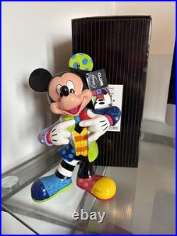 Disney Mickey Mouse Bling Figurine 2017 Enesco. With Box. 90th. Britto