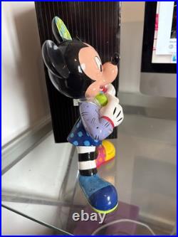 Disney Mickey Mouse Bling Figurine 2017 Enesco. With Box. 90th. Britto