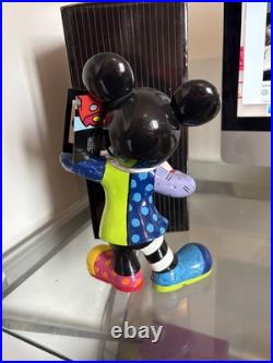 Disney Mickey Mouse Bling Figurine 2017 Enesco. With Box. 90th. Britto
