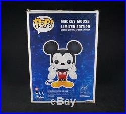 Disney Mickey Mouse Blue 9 Inch Funko Pop Vinyl San Diego Comic Con 2012 SDCC