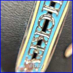 Disney Mickey Mouse Blue Silver Pendant Necklace Hawaiian Jewelry 40cm New