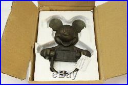 Disney Mickey Mouse Cast Iron Large Door Knocker RARE NEW Hard to Find