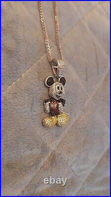 Disney Mickey Mouse Chain And Pendant