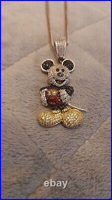 Disney Mickey Mouse Chain And Pendant