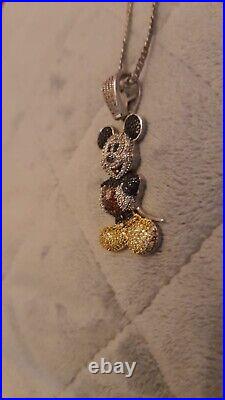 Disney Mickey Mouse Chain And Pendant