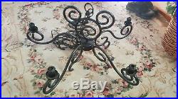 Disney Mickey Mouse Chandelier Hanging Light Fixture Black Metal Christmas Gift