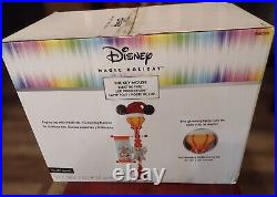 Disney Mickey Mouse Christmas 5-ft Projection Lamp Post Yard Decoration New