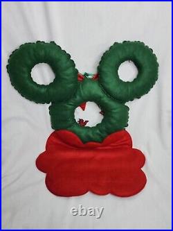Disney Mickey Mouse Christmas Advent Calendar Countdown Felt Hanging VTG