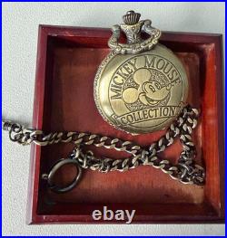 Disney Mickey Mouse Club Pocket Watch Collection-LE #1061/5000 See Description