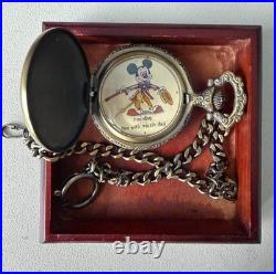 Disney Mickey Mouse Club Pocket Watch Collection-LE #1061/5000 See Description