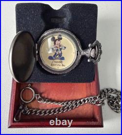 Disney Mickey Mouse Club Pocket Watch Collection-LE #1061/5000 See Description