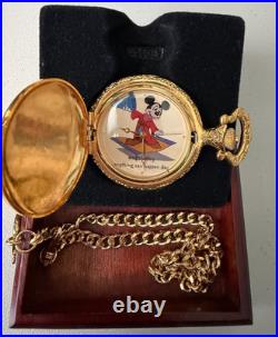 Disney Mickey Mouse Club Pocket Watch Collection-LE #1061/5000 See Description