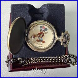 Disney Mickey Mouse Club Pocket Watch Collection-LE #1061/5000 See Description