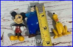 Disney Mickey Mouse Clubhouse Figures Toys Cake Toppers Mickey, Pete, Pluto