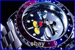 Disney Mickey Mouse Collaboration Watch Made by SEIKO Subsidiary Pink and Black