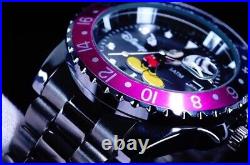 Disney Mickey Mouse Collaboration Watch Made by SEIKO Subsidiary Pink and Black