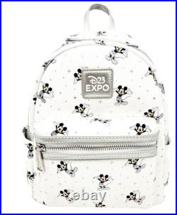 Disney Mickey Mouse D23 Expo Exclusive Loungefly Mini Backpack New