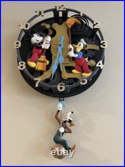 Disney Mickey Mouse Donald Duck Animated Talking Wall Clock Disney Mickey Mouse Donald Duck Animated Talking Wall Clock