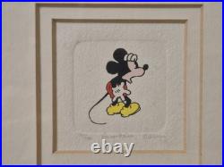 Disney Mickey Mouse & Donald Duck Sowa Reiser Ltd Ed Prints Framed Pair