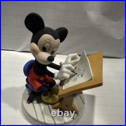 Disney Mickey Mouse Drawing Desk Figurine Collectible Japan Disney Franchise