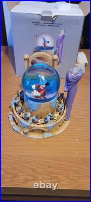 Disney Mickey Mouse Fantasia Snow Globe the Sorcerer's Apprentice Musical Theme