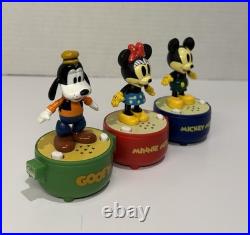 Disney Mickey Mouse Figure Characters Pop N' Step Little Taps Minnie & Goofy
