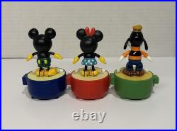 Disney Mickey Mouse Figure Characters Pop N' Step Little Taps Minnie & Goofy