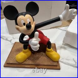 Disney Mickey Mouse Figurine Statue Disney Theme Park Resort (1990's Vintage)