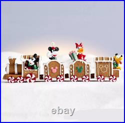 Disney Mickey Mouse & Friends Holiday Village Gingerbread Train