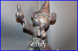 Disney Mickey Mouse Garden Collection Sorcerers 13 1/2 By 8 And 6 1/2 Wide