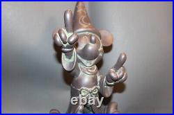 Disney Mickey Mouse Garden Collection Sorcerers 13 1/2 By 8 And 6 1/2 Wide
