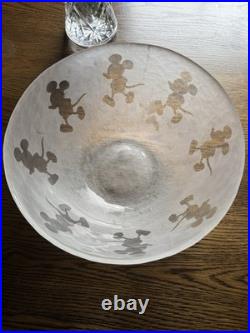 Disney Mickey Mouse Glass Dinner Plate Set From Disneyland Paris
