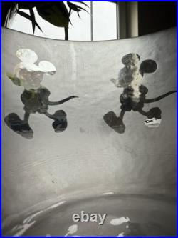 Disney Mickey Mouse Glass Dinner Plate Set From Disneyland Paris