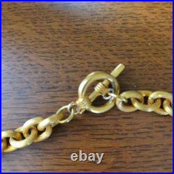 Disney Mickey Mouse Gold Coin Charm Necklace Vintage Disney Jewelry